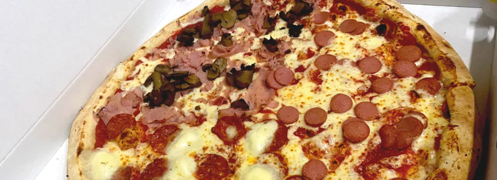 Catania - Pizzeria Metrò - Da asporto: maxi pizza + patatine + bevanda